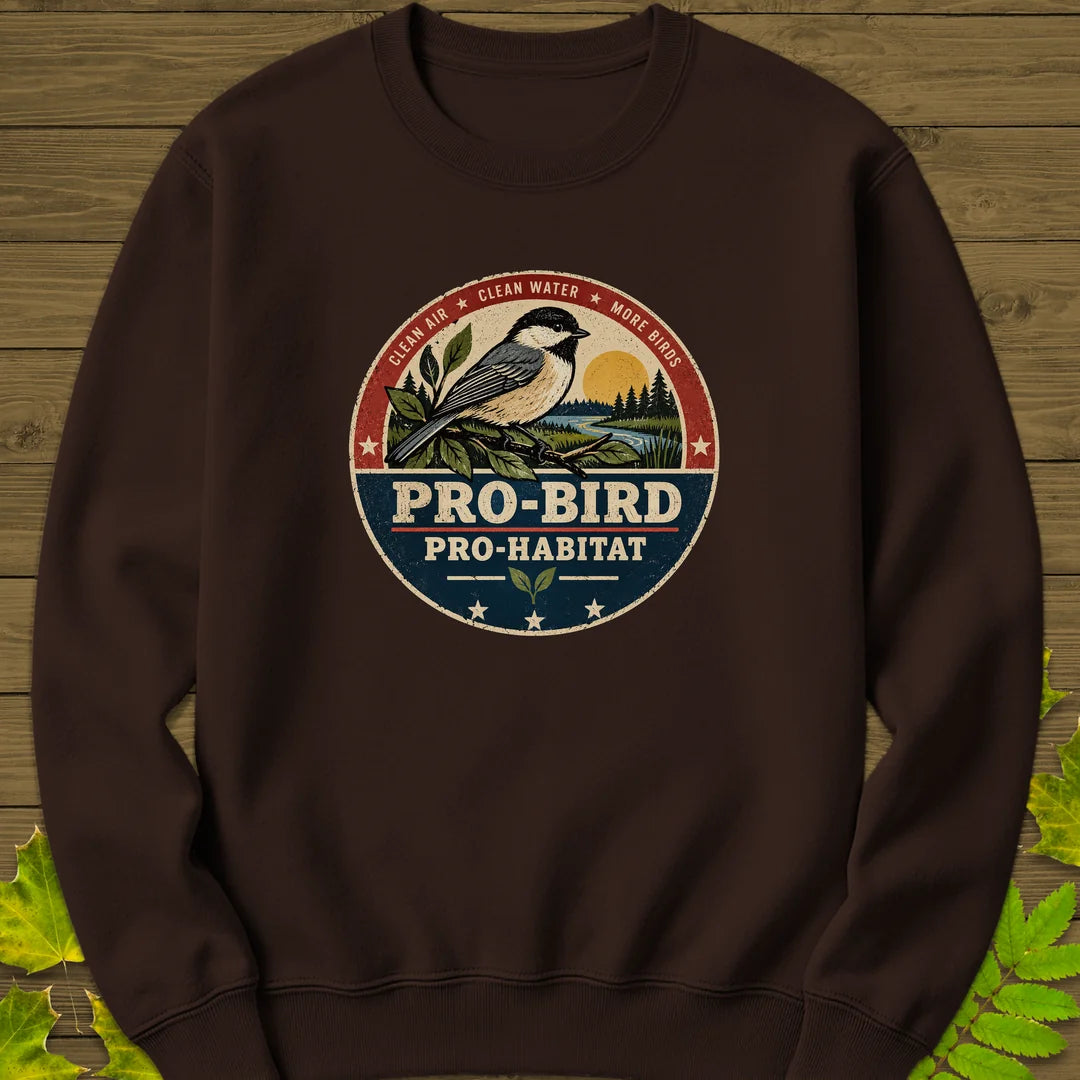 Pro-Habitat Sweatshirt in Dark Chocolate