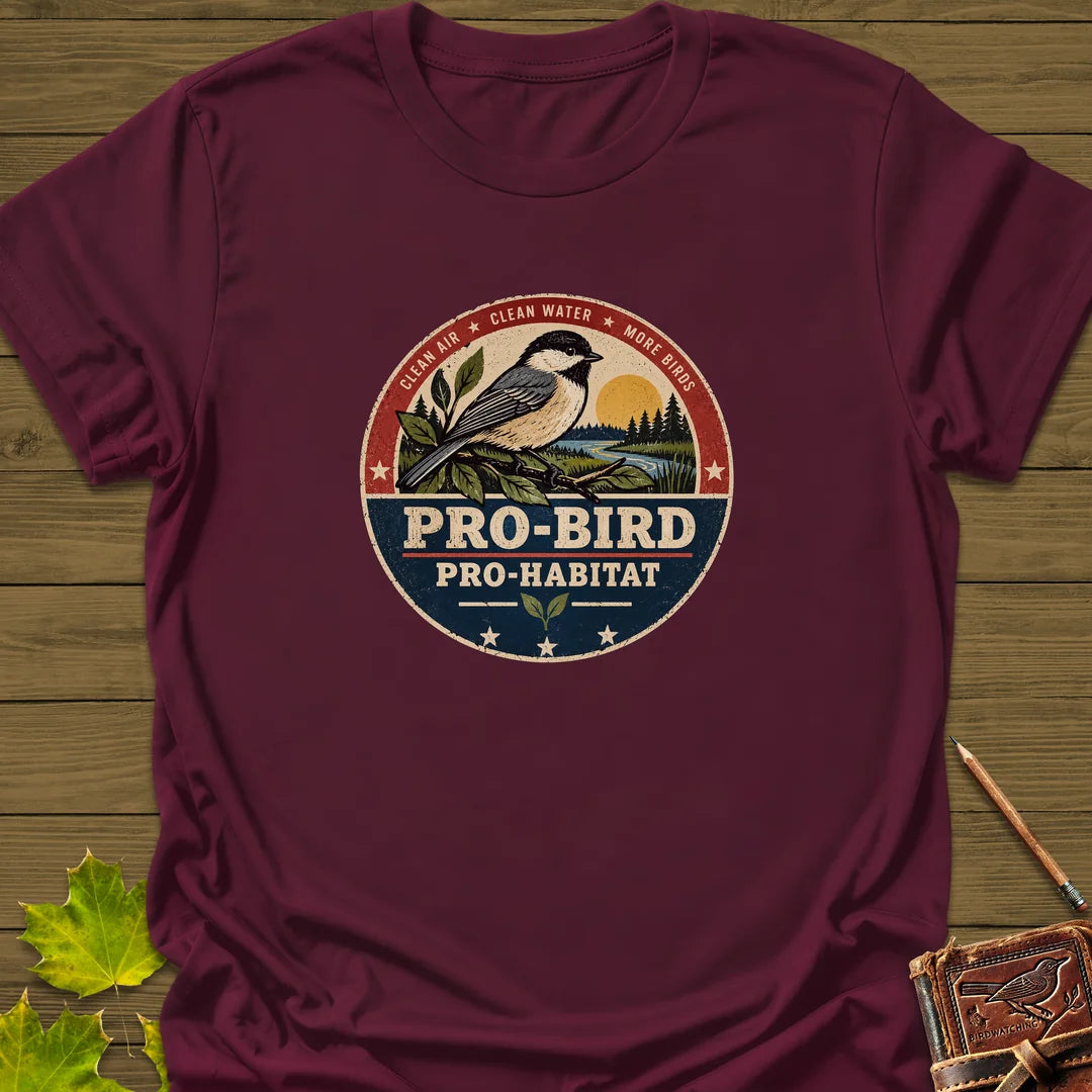 Pro-Habitat T-Shirt in Maroon