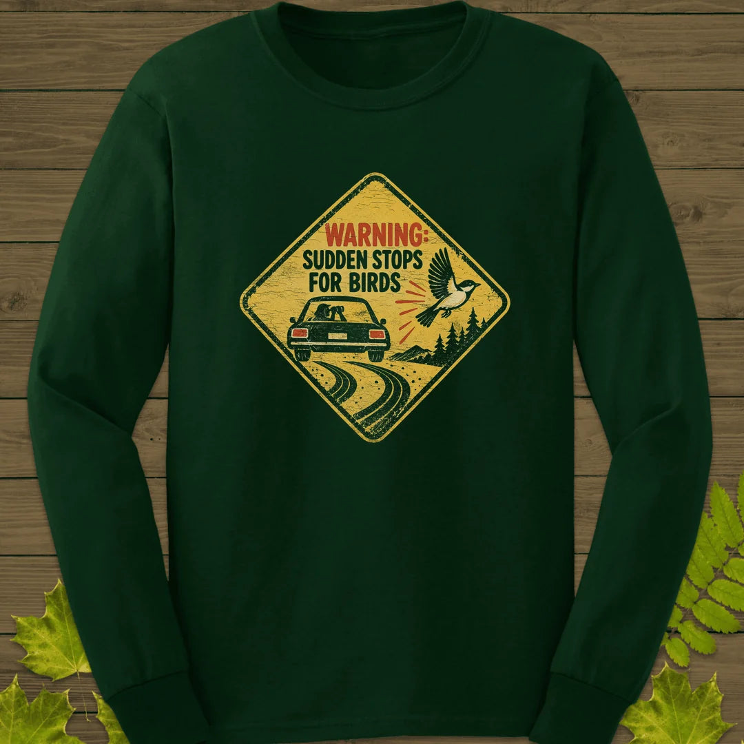 Sudden Stops Long Sleeve in Forest Green