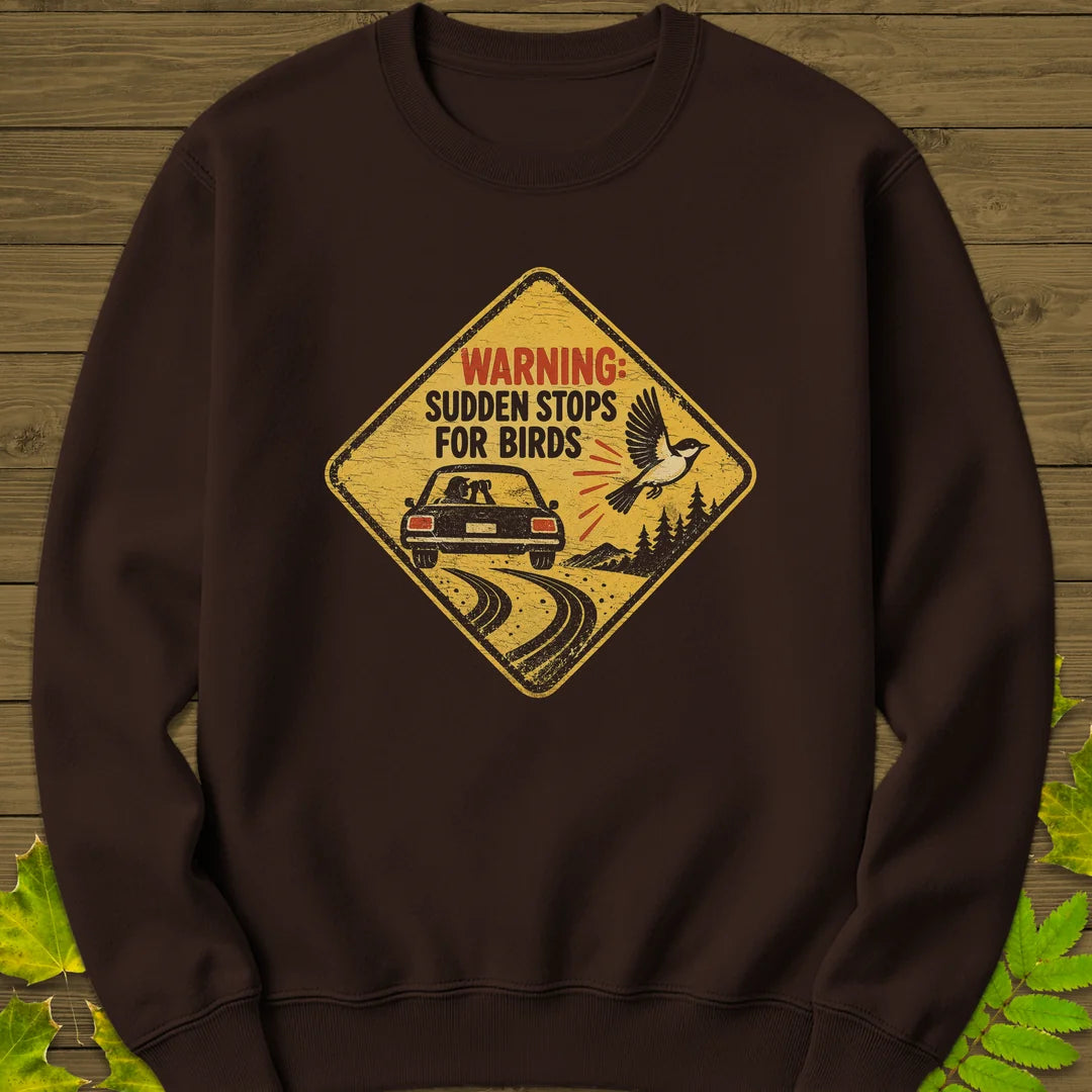 Sudden Stops Sweatshirt in Dark Chocolate