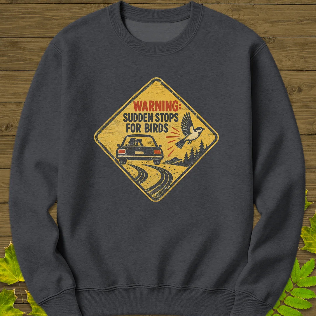 Sudden Stops Sweatshirt in Dark Heather
