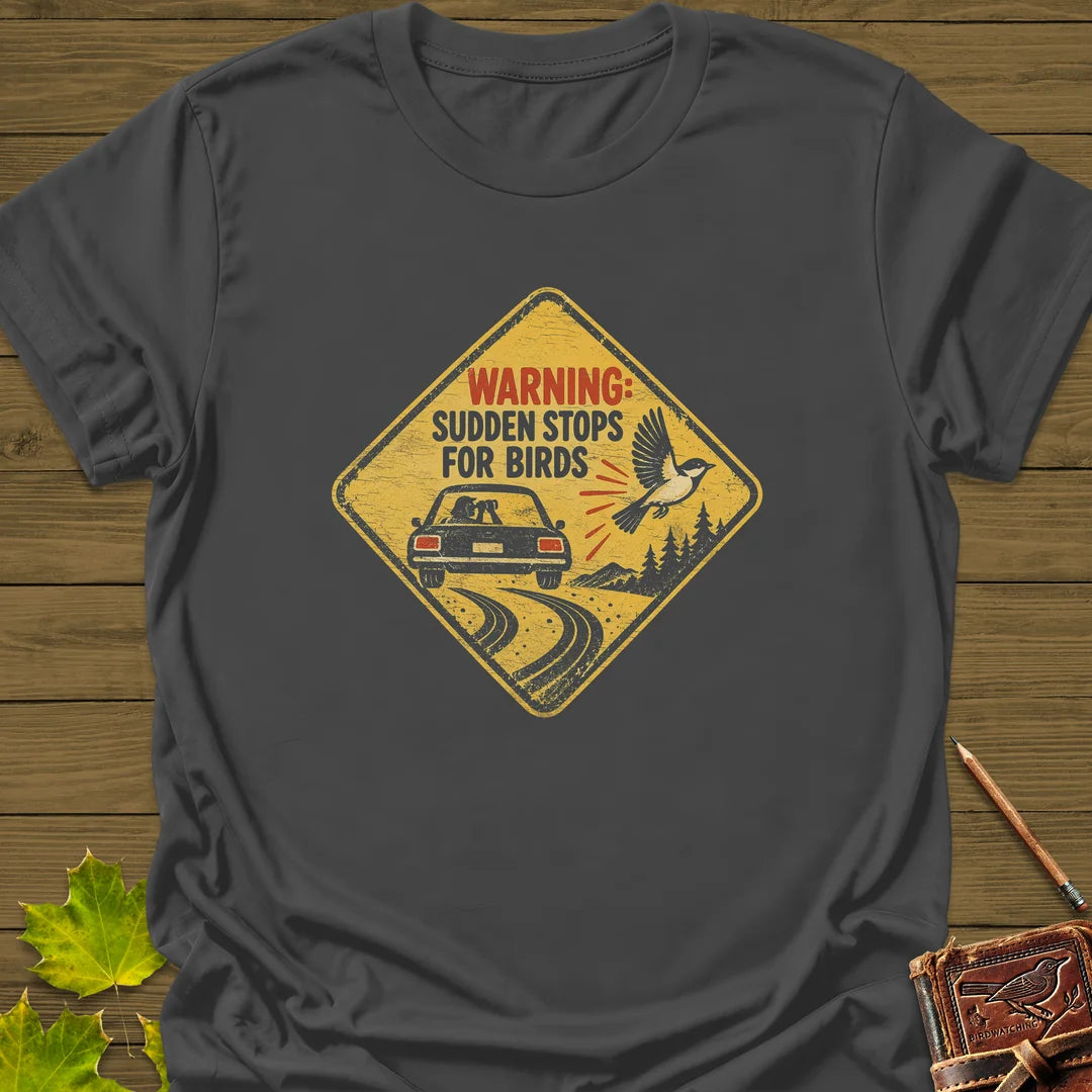 Sudden Stops T-Shirt in Charcoal