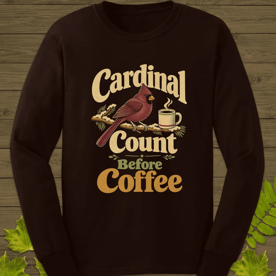 Cardinal Count Long Sleeve in Dark Chocolate