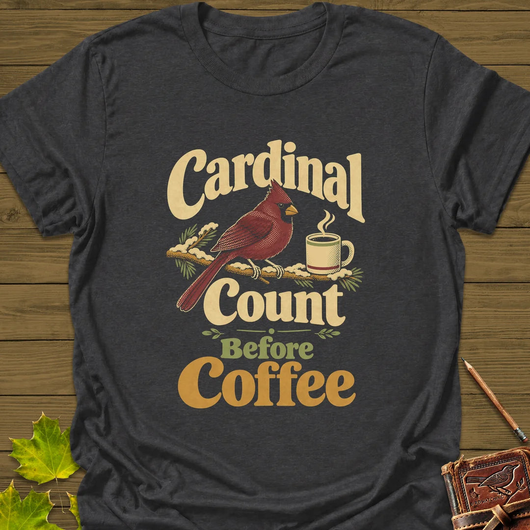 Cardinal Count T-Shirt in Dark Heather