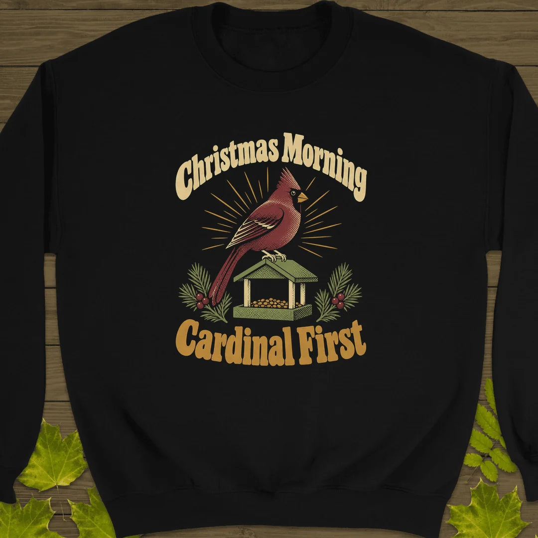 Cardinal First Sweatshirt in Black
