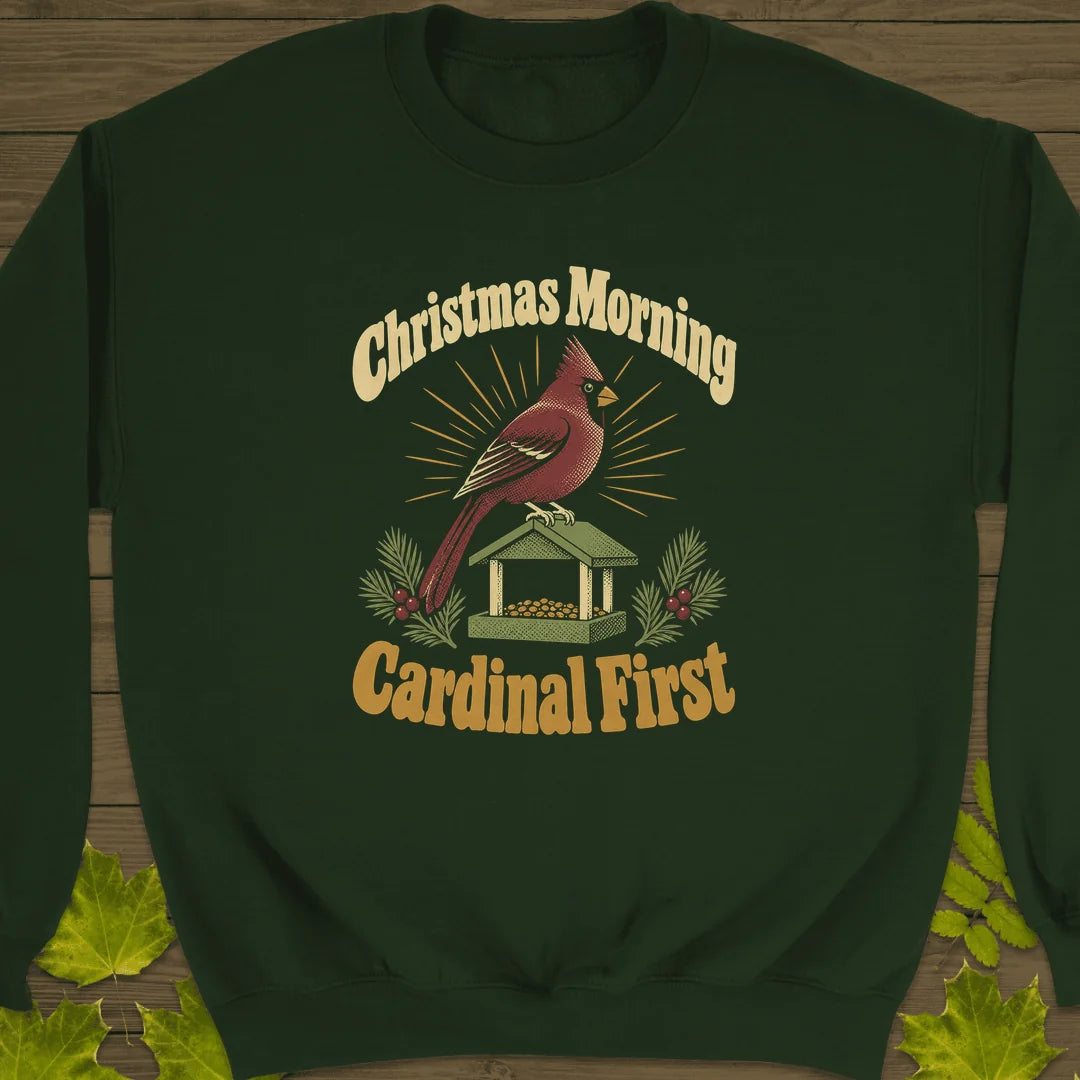 Cardinal First Sweatshirt in Forest Green