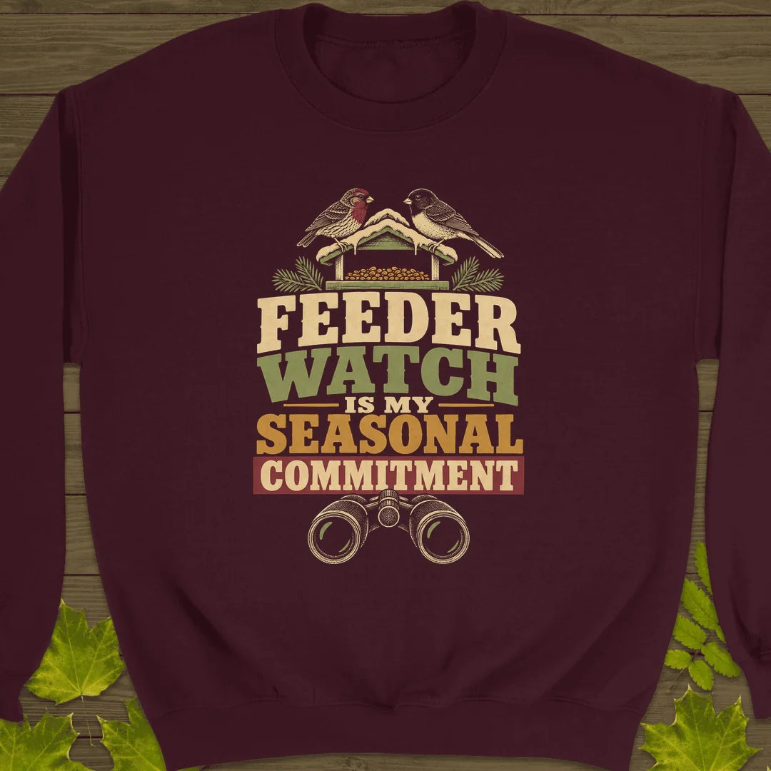 Seasonal Commitment Sweatshirt in Maroon