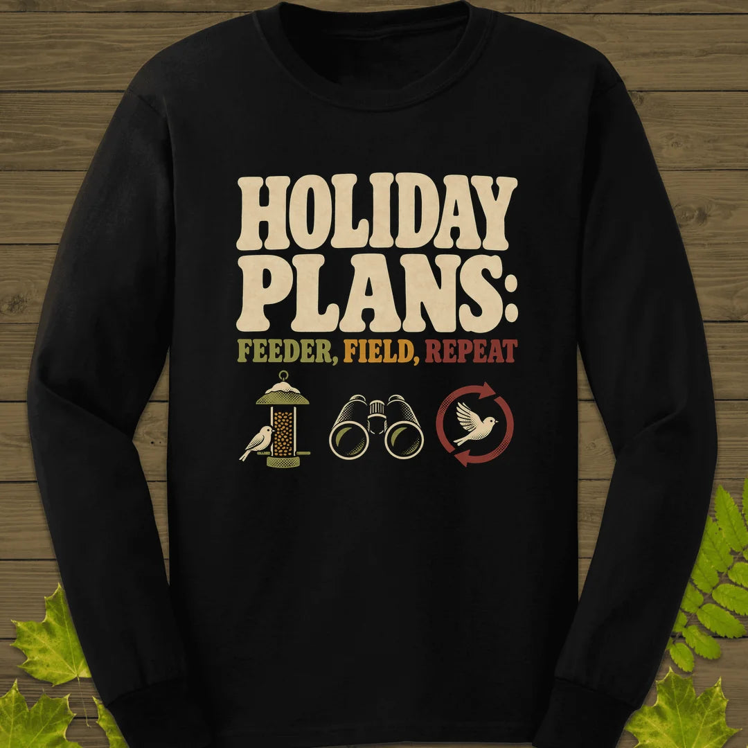 Feeder Field Repeat Long Sleeve in Black