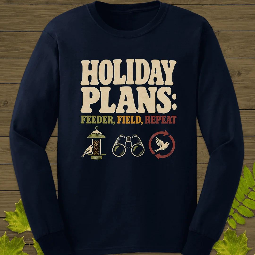 Feeder Field Repeat Long Sleeve in Navy