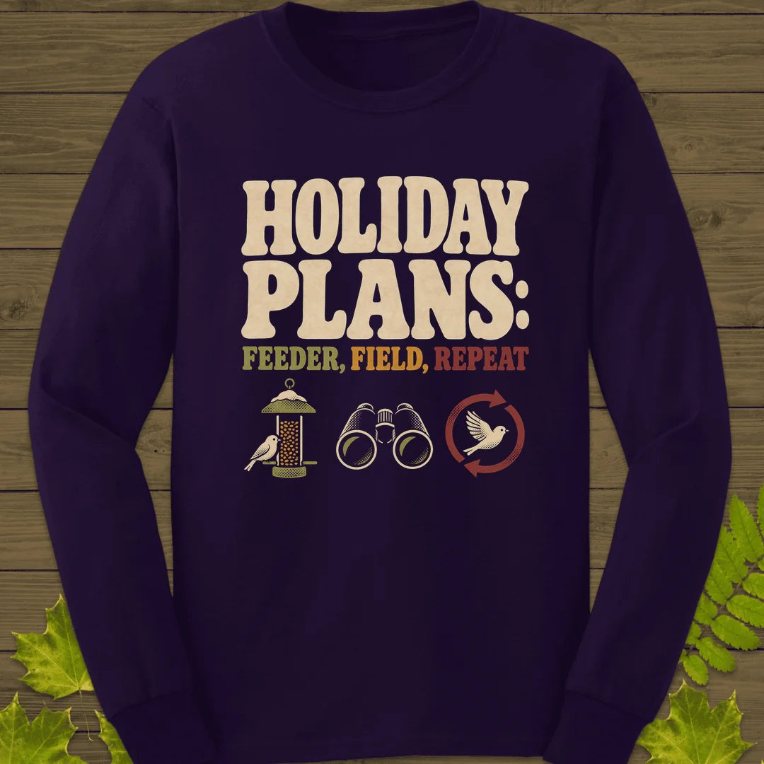 Feeder Field Repeat Long Sleeve in Purple
