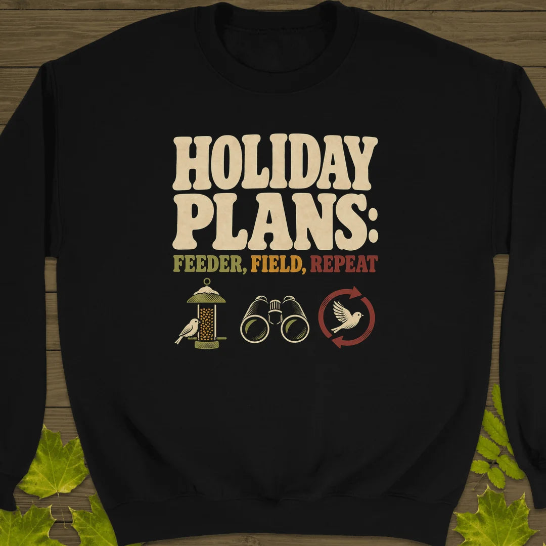 Feeder Field Repeat Sweatshirt in Black