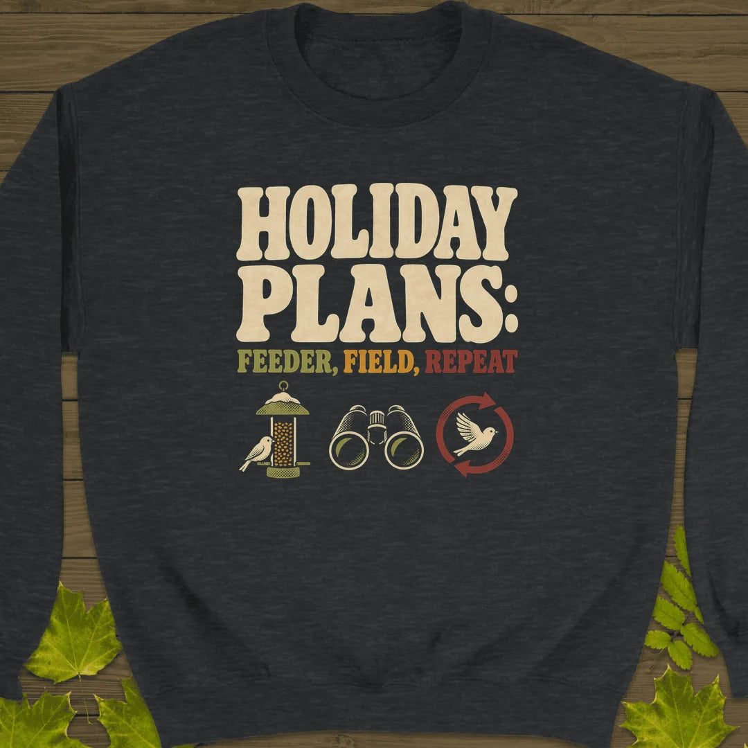 Feeder Field Repeat Sweatshirt in Dark Heather