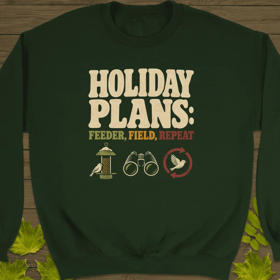 Feeder Field Repeat Sweatshirt in Forest Green