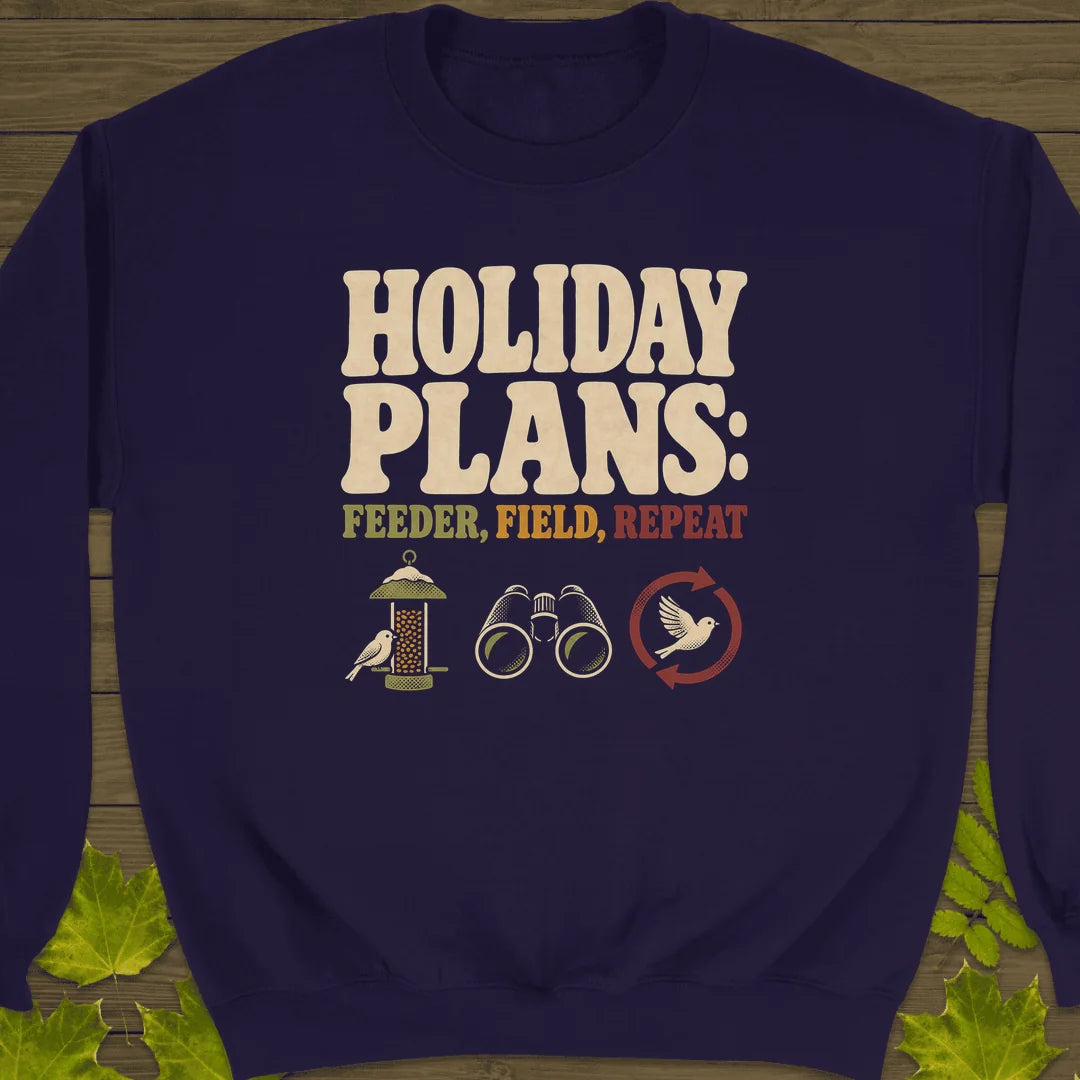 Feeder Field Repeat Sweatshirt in Purple