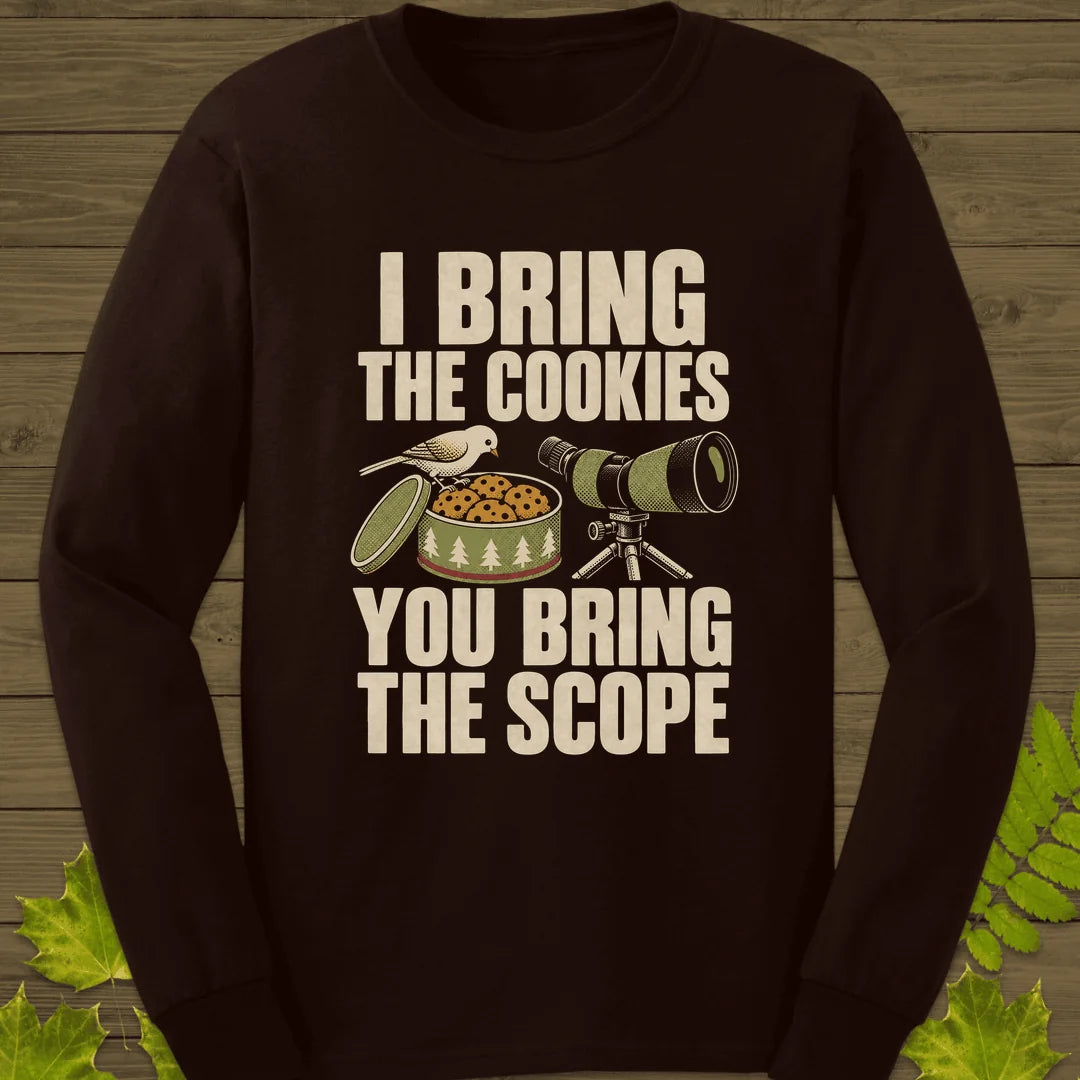 Cookies And Scope Long Sleeve in Dark Chocolate