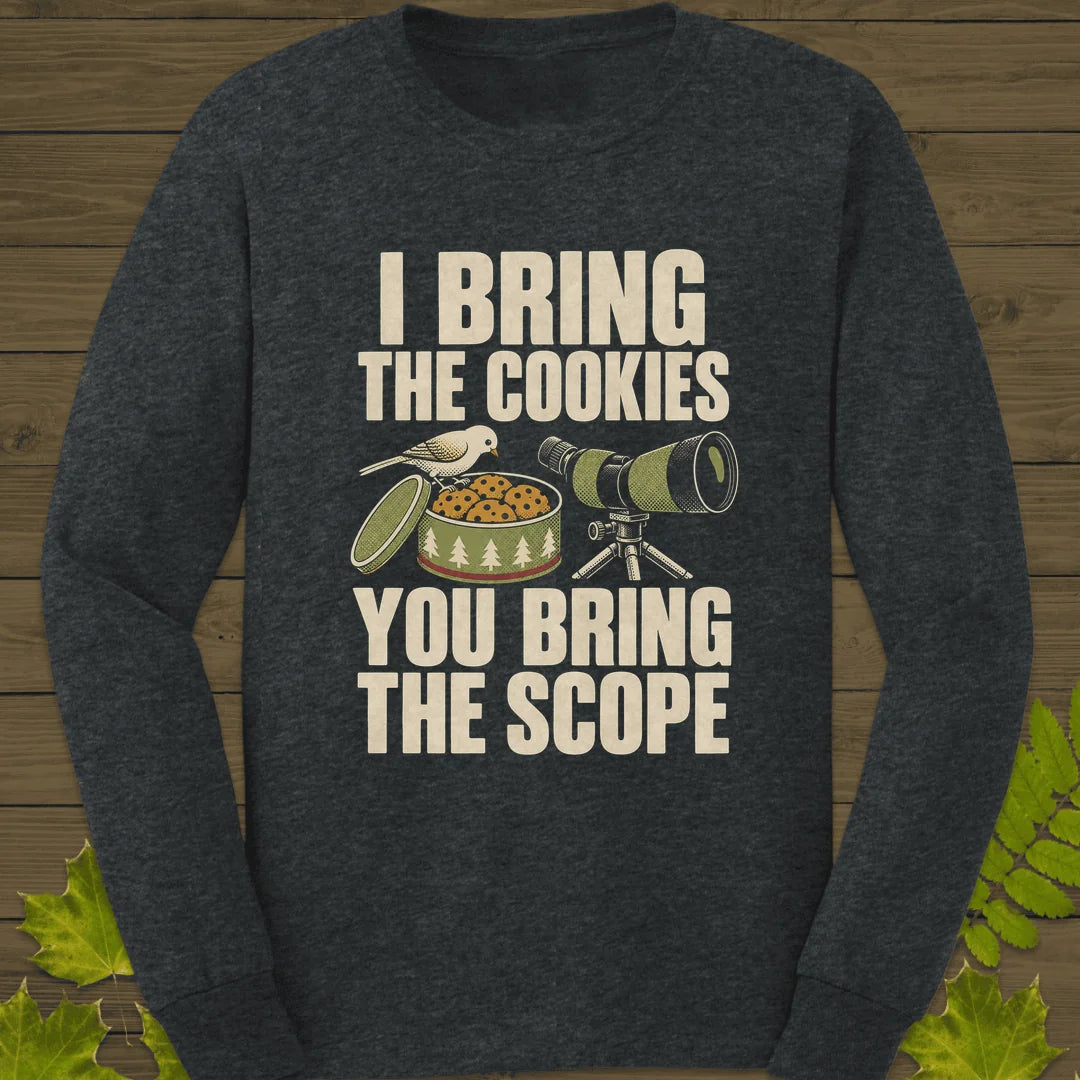 Cookies And Scope Long Sleeve in Dark Heather
