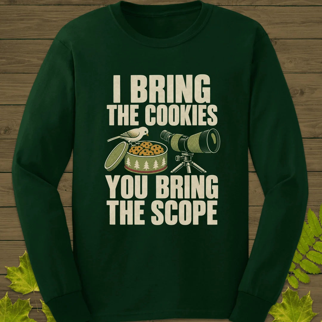 Cookies And Scope Long Sleeve in Forest Green