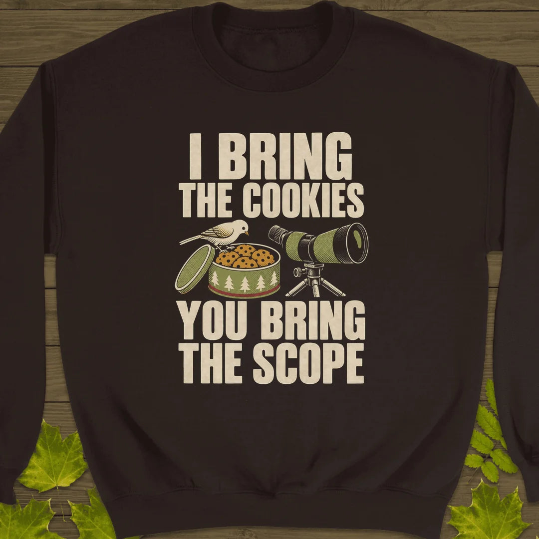 Cookies And Scope Sweatshirt in Dark Chocolate