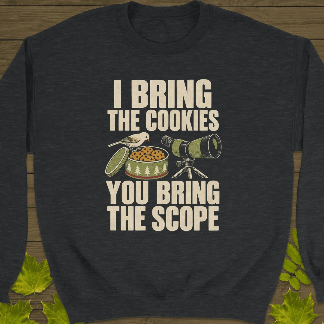 Cookies And Scope Sweatshirt in Dark Heather