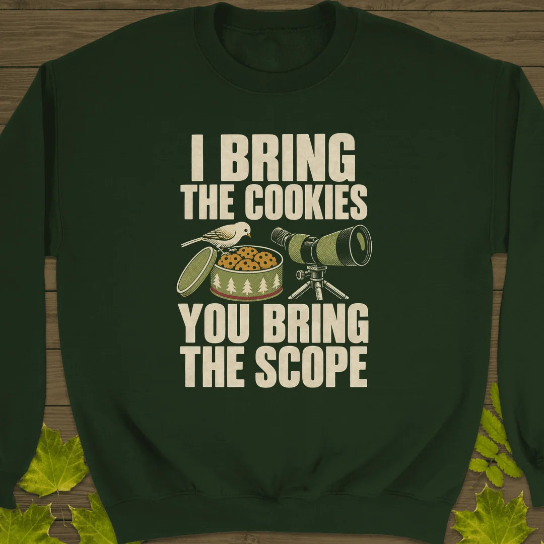 Cookies And Scope Sweatshirt in Forest Green