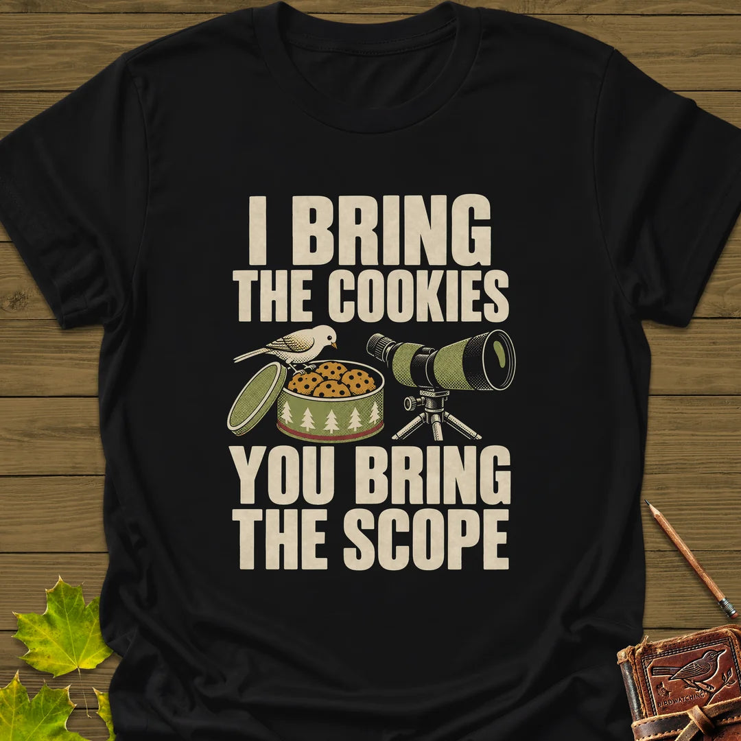 Cookies And Scope T-Shirt in Black