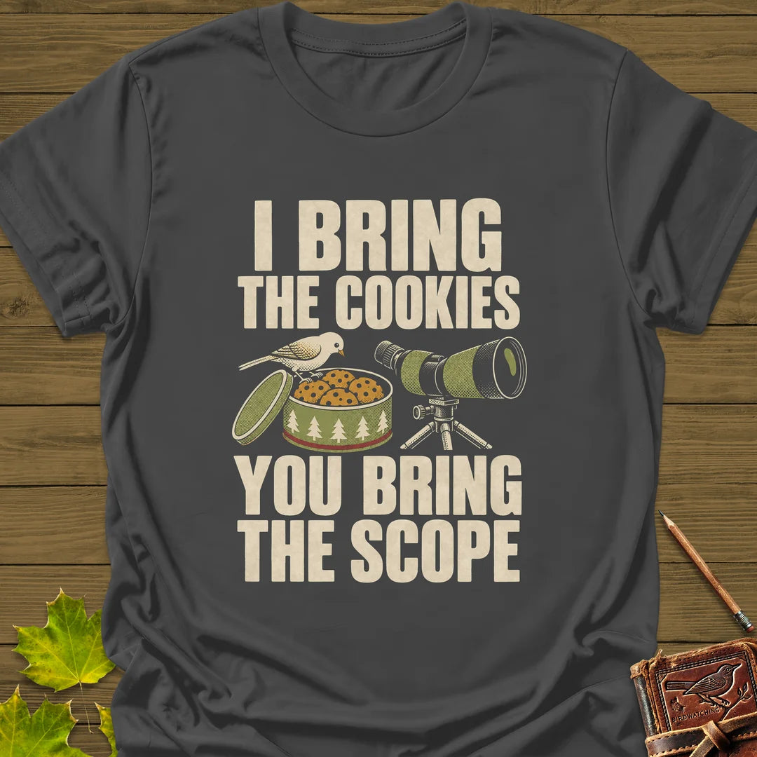 Cookies And Scope T-Shirt in Charcoal