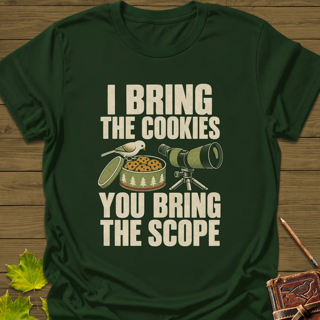 Cookies And Scope T-Shirt in Forest Green