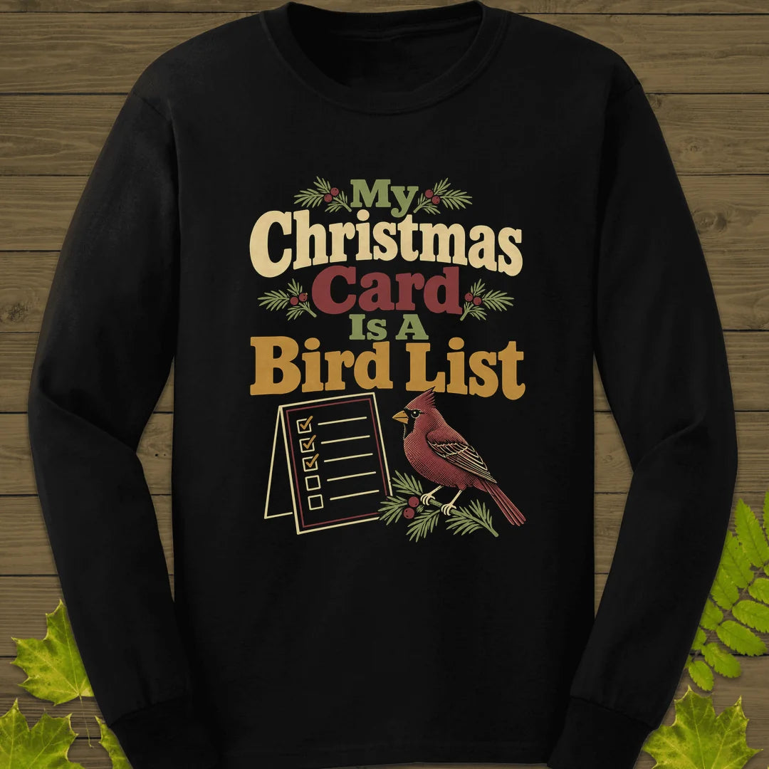 Card Is A List Long Sleeve in Black