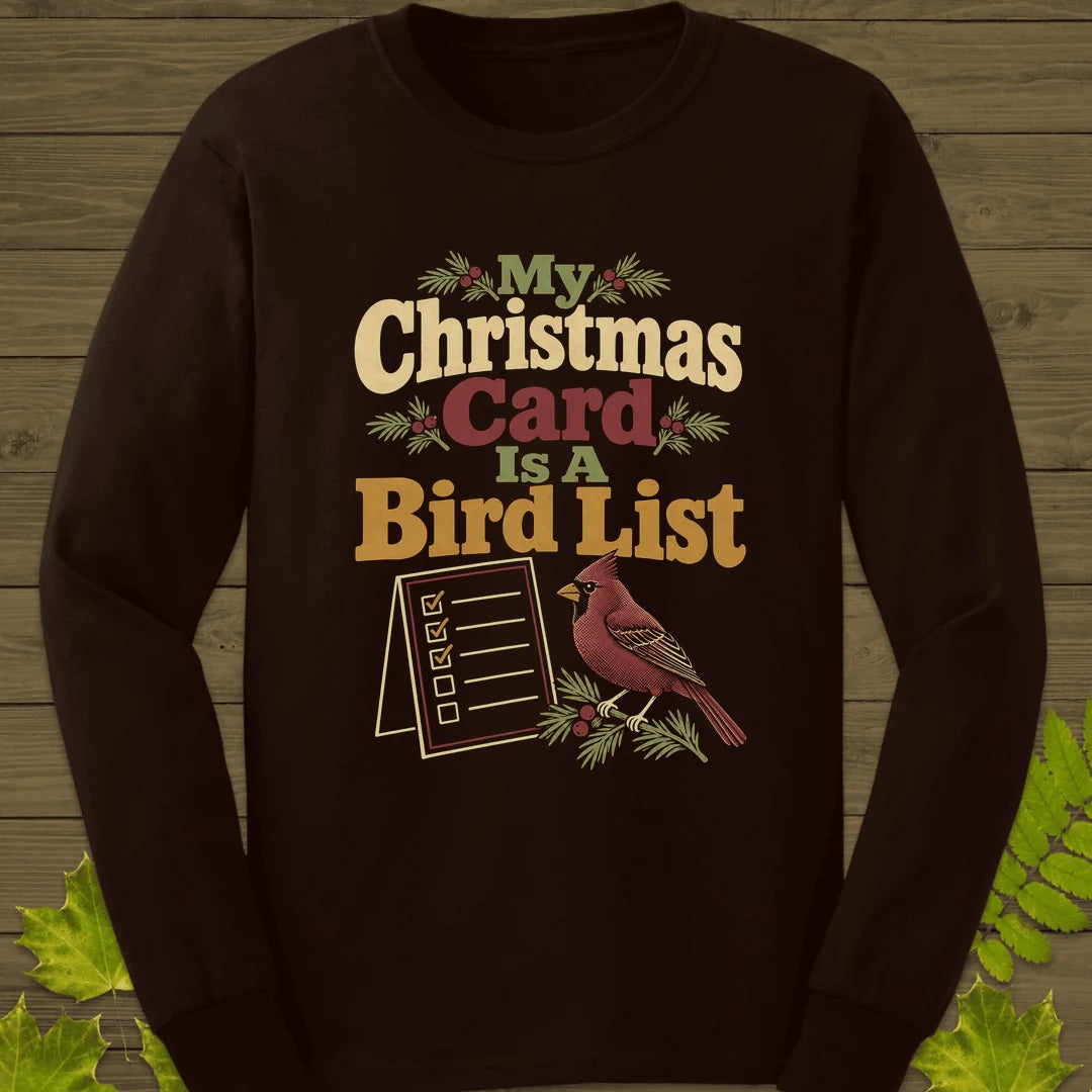 Card Is A List Long Sleeve in Dark Chocolate