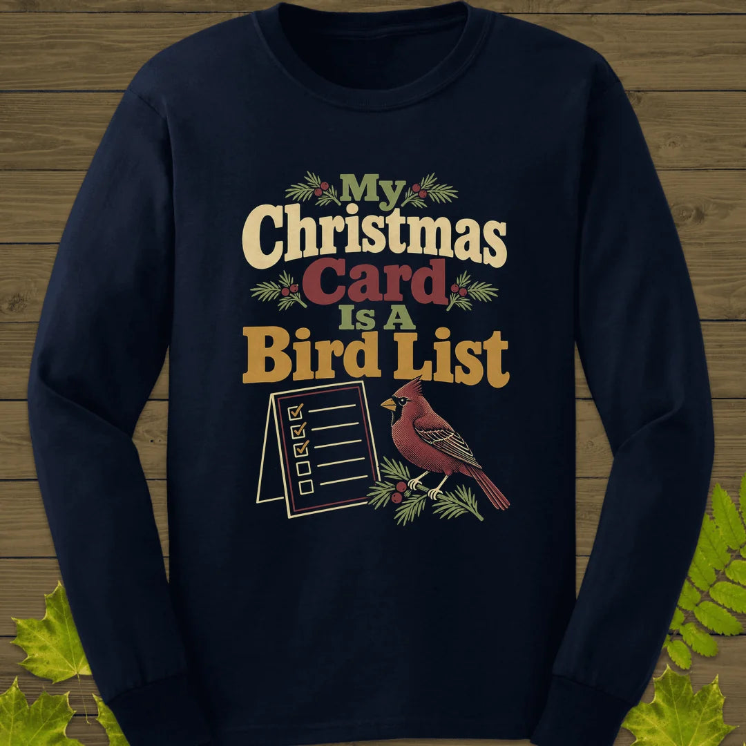 Card Is A List Long Sleeve in Navy