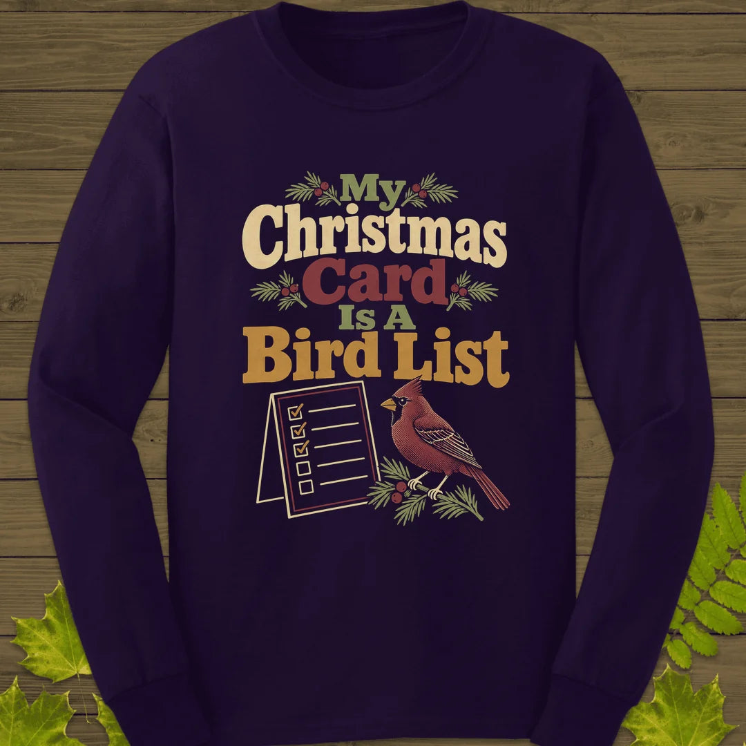 Card Is A List Long Sleeve in Purple
