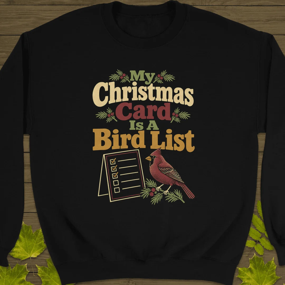Card Is A List Sweatshirt in Black