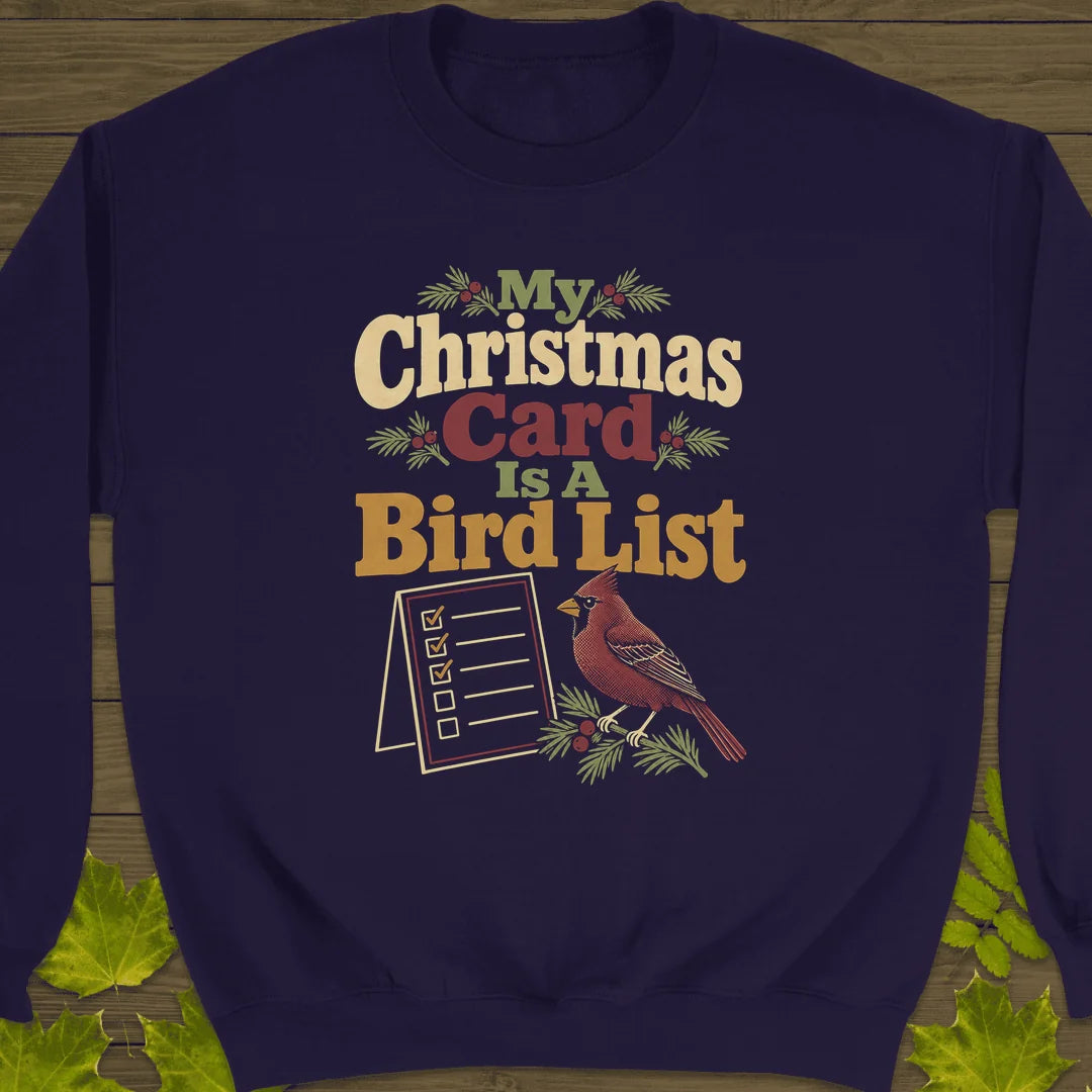 Card Is A List Sweatshirt in Purple