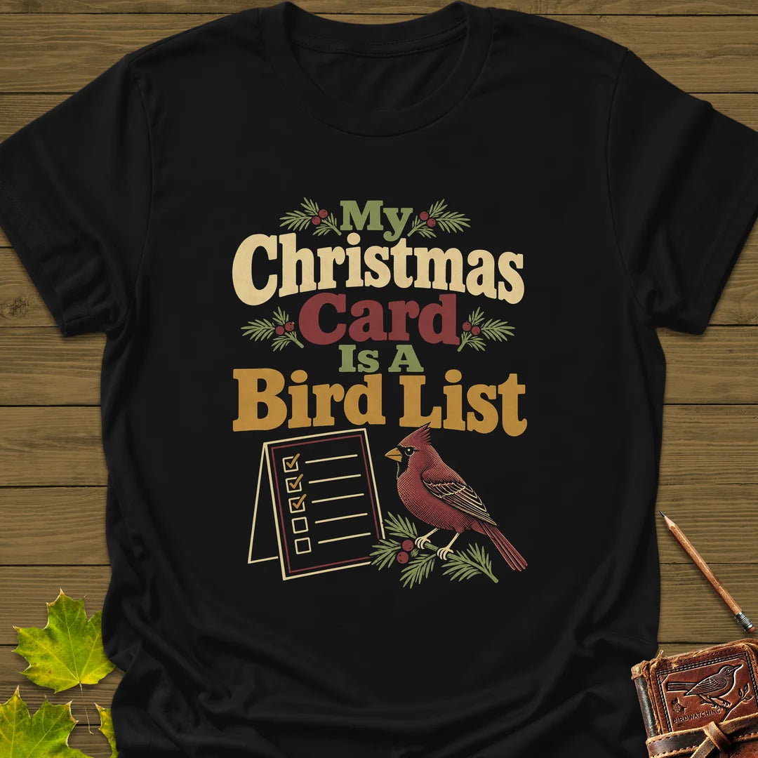 Card Is A List T-Shirt in Black