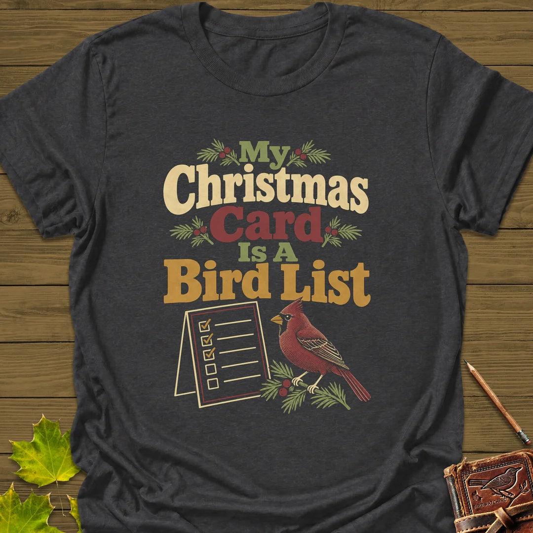Card Is A List T-Shirt in Dark Heather
