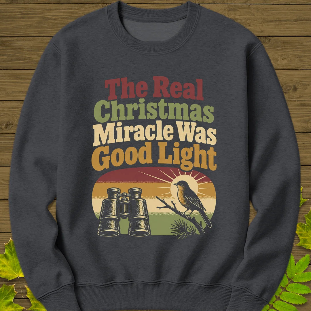 Good Light Miracle Sweatshirt in Dark Heather