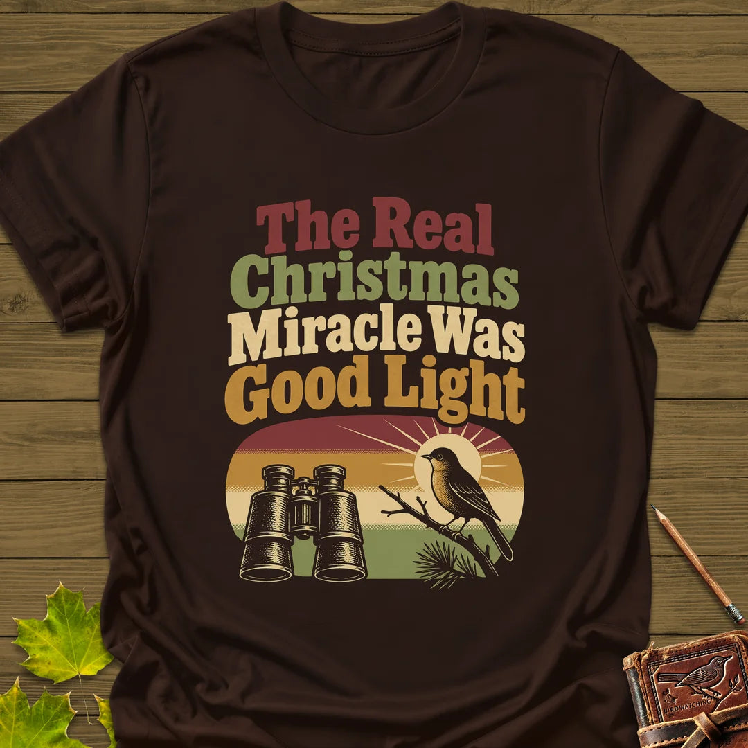 Good Light Miracle T-Shirt in Dark Chocolate