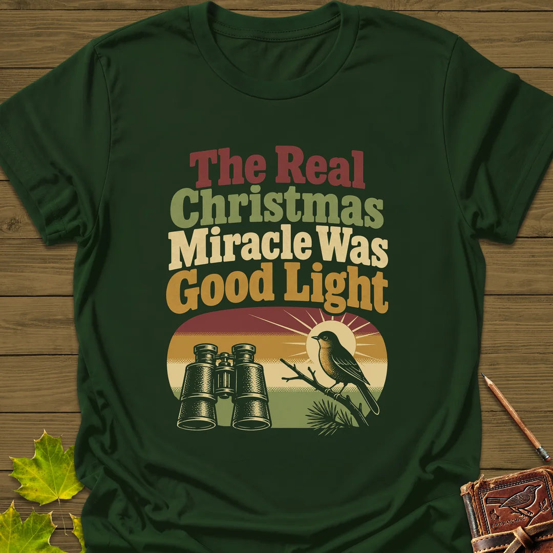 Good Light Miracle T-Shirt in Forest Green