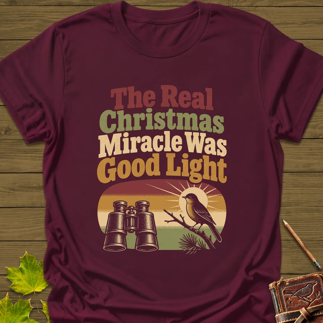 Good Light Miracle T-Shirt in Maroon