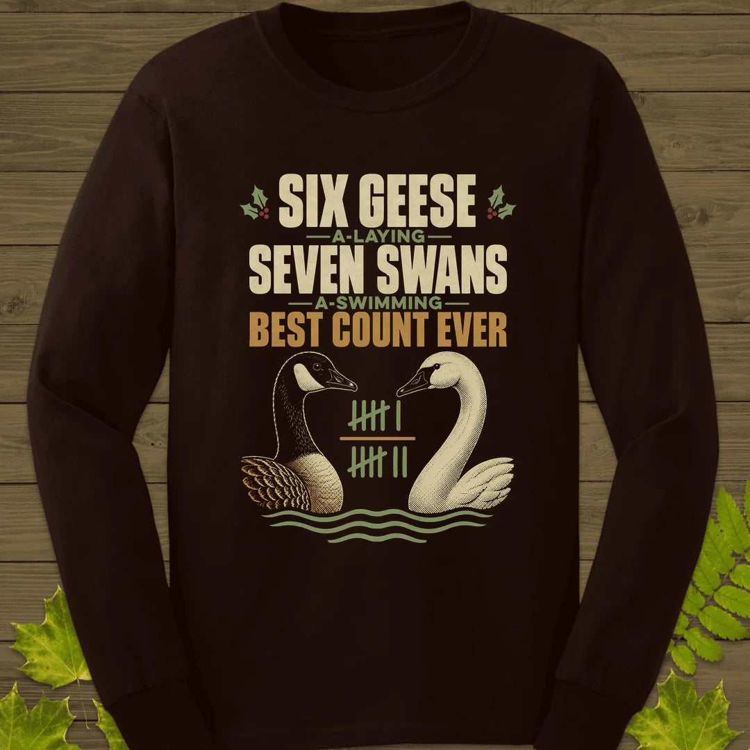 Best Count Ever Long Sleeve in Dark Chocolate