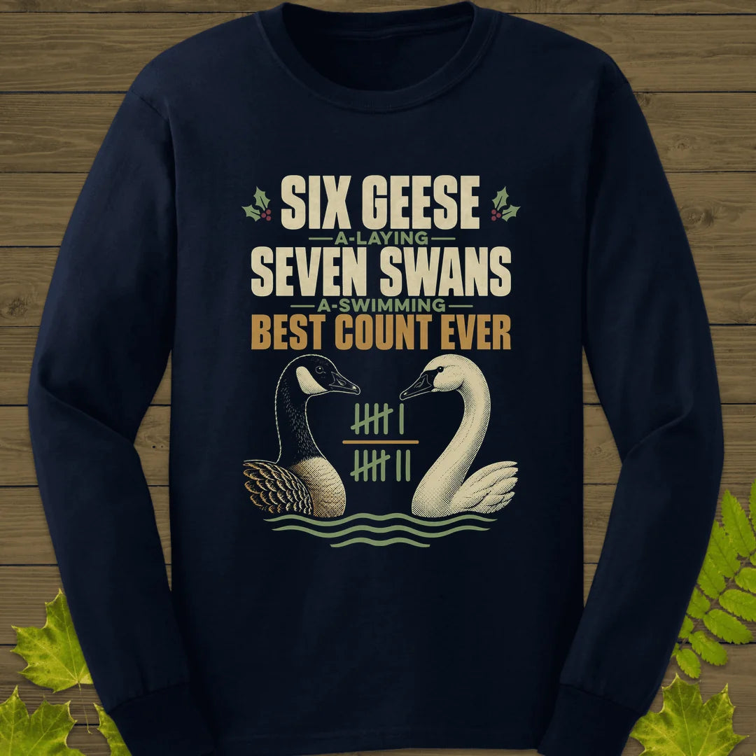 Best Count Ever Long Sleeve in Navy