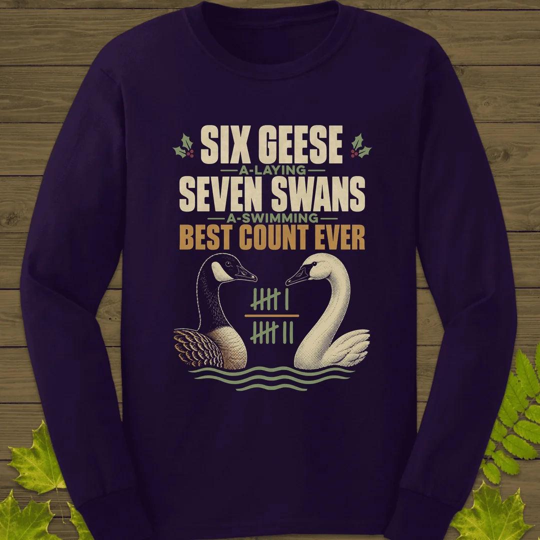 Best Count Ever Long Sleeve in Purple