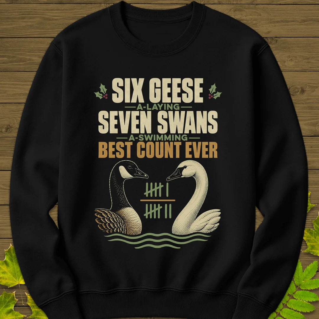 Best Count Ever Sweatshirt in Black