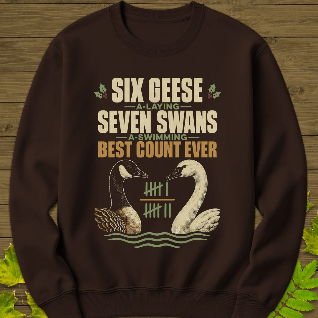 Best Count Ever Sweatshirt in Dark Chocolate