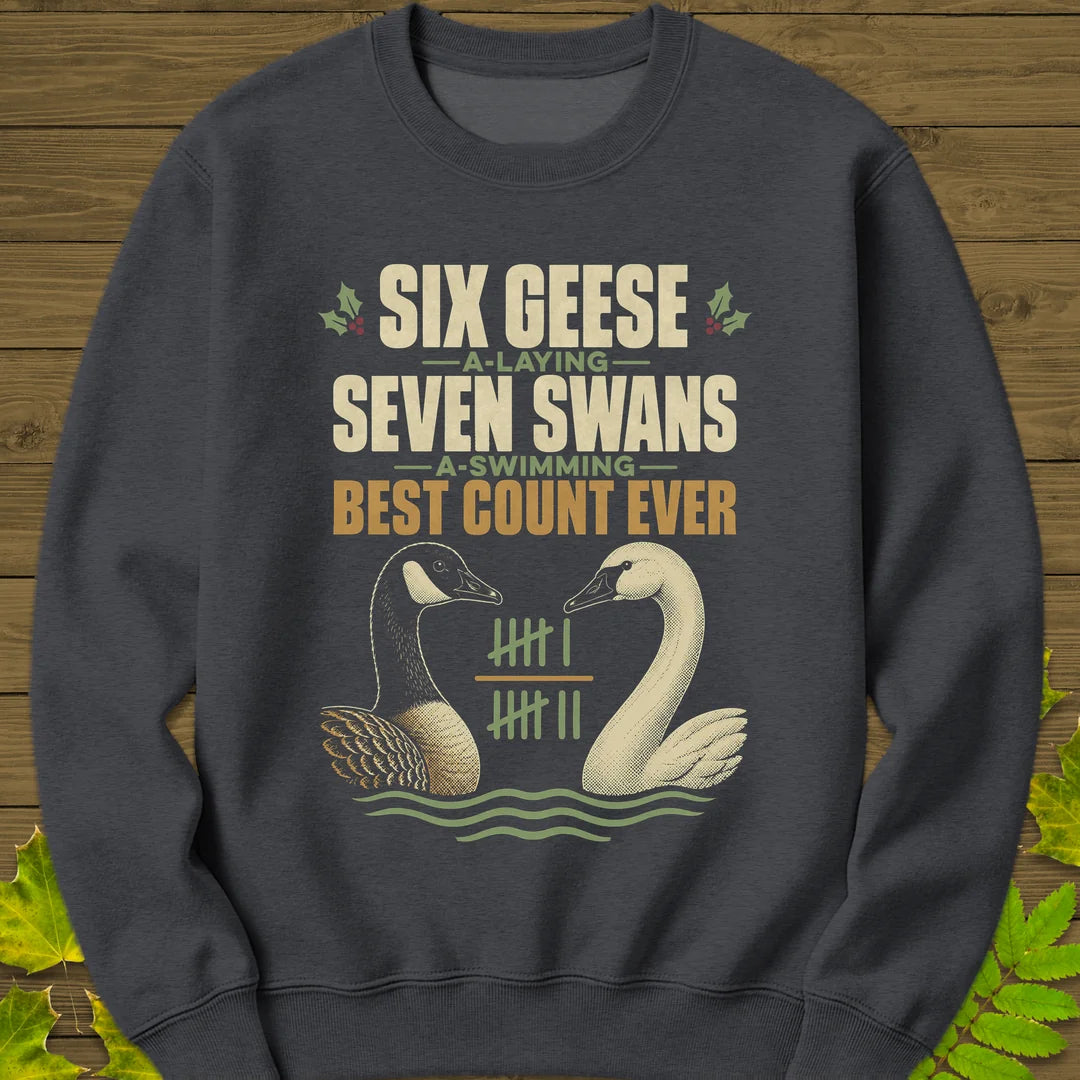 Best Count Ever Sweatshirt in Dark Heather