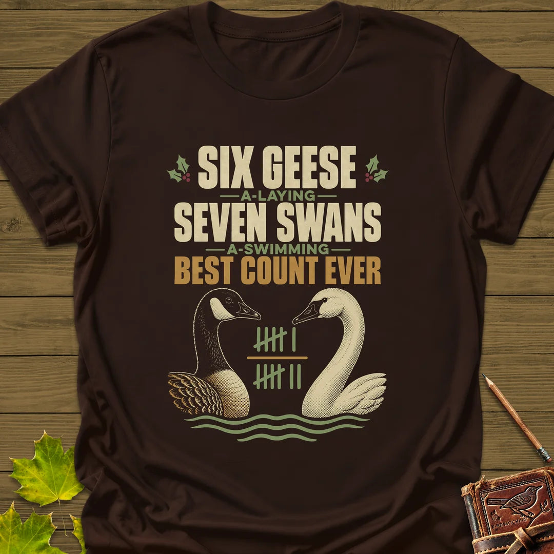 Best Count Ever T-Shirt in Dark Chocolate