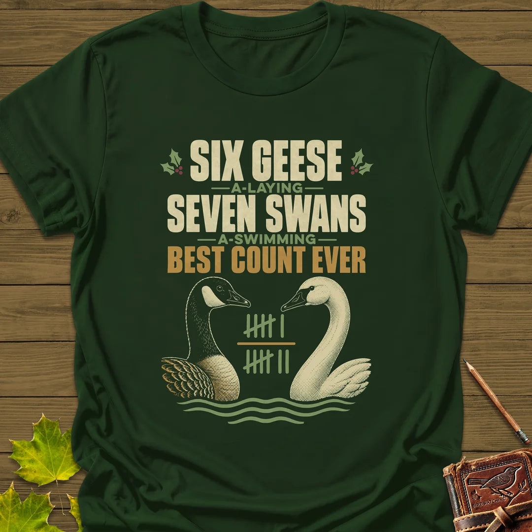 Best Count Ever T-Shirt in Forest Green
