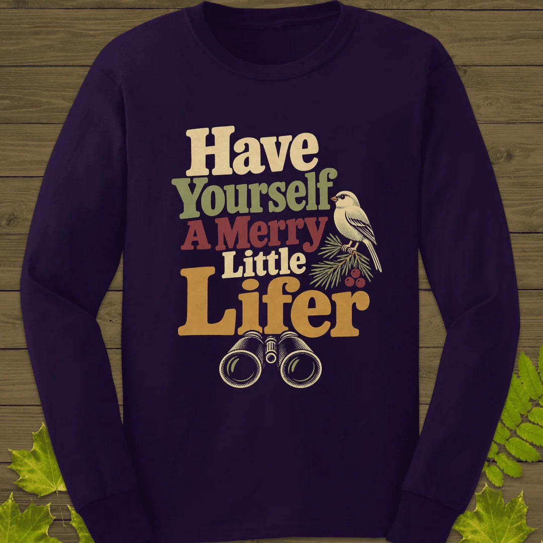 Merry Little Lifer Long Sleeve in Purple