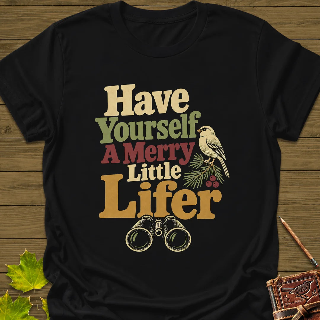 Merry Little Lifer T-Shirt in Black