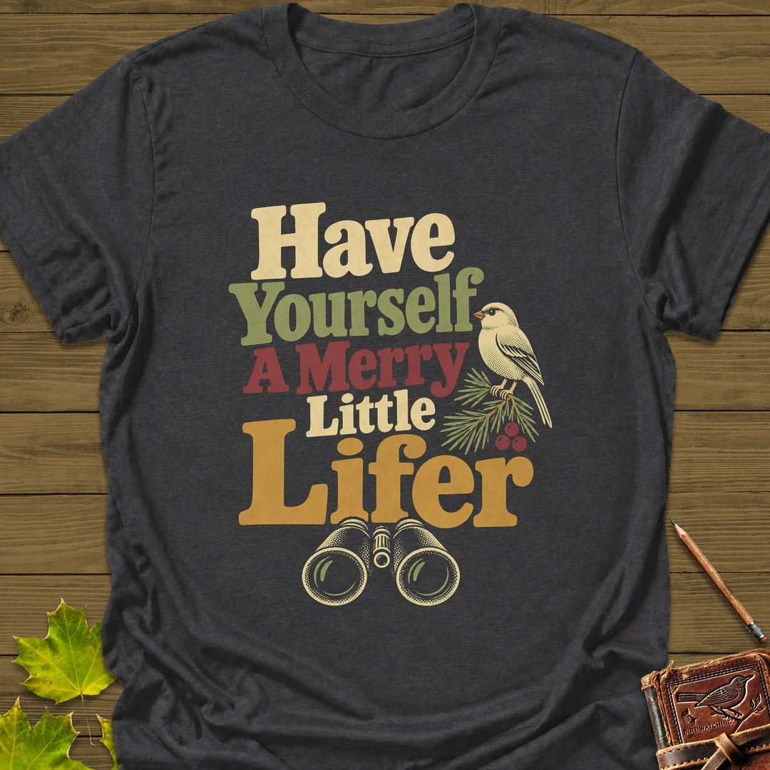 Merry Little Lifer T-Shirt in Dark Heather